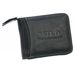 Vīriešu ādas naudas maks WILD