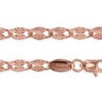 Apzeltītā ķēdīte Iegravētu saules staru ovālu posmu virkne