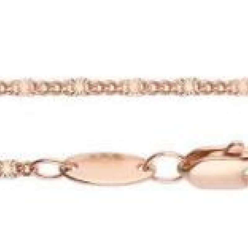 Apzeltītā ķēdīte Figaro stila pinums ar saules staru grāvējuma Fancy posmiem