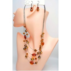 Kaklarota stieple ar auskariem