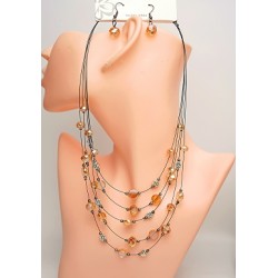 Kaklarota stieple ar auskariem