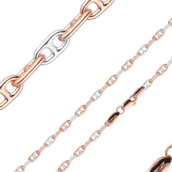 Apzeltīta rokassprādze Jūras enkura(Mariner Anchor) ķēdes posmu virkne