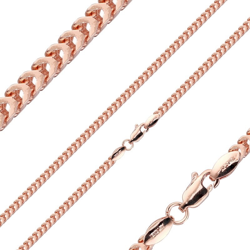 Apzeltīta rokassprādze Chevron Fancy pinums