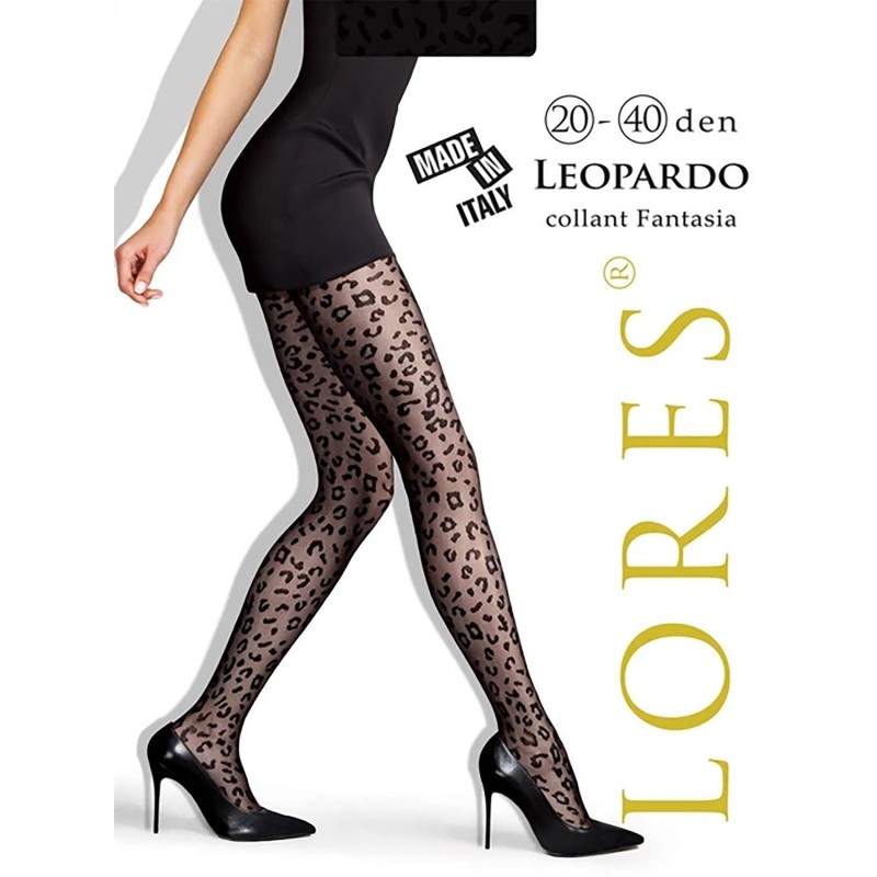 LORES LEOPARDO zeķubikses ar leoparda rakstu