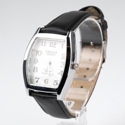 OMAX rokas pulkstenis 3,1x4,1cm ar ādas siksnu