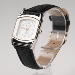 OMAX rokas pulkstenis 2,6x3,5cm ar ādas siksnu