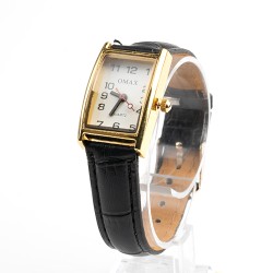 OMAX rokas pulkstenis sieviešu 1,9x2,9cm ar ādas siksnu