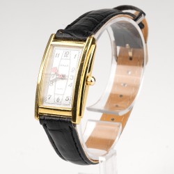 OMAX rokas pulkstenis sieviešu 1,9x2,9cm ar ādas siksnu