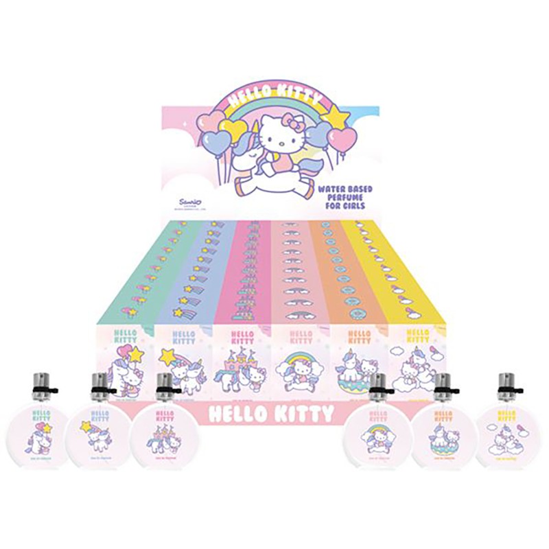 Smaržūdens HELLO KITTY 15ml bērnu 6 aromāti