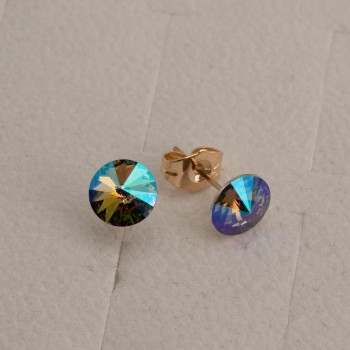 SWAROWSKI auskari apzeltīti