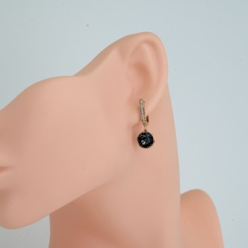 SWAROWSKI auskari apzeltīti