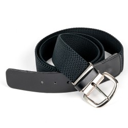 Elastīga vīriešu josta POLAND 4cm ar ādas galu