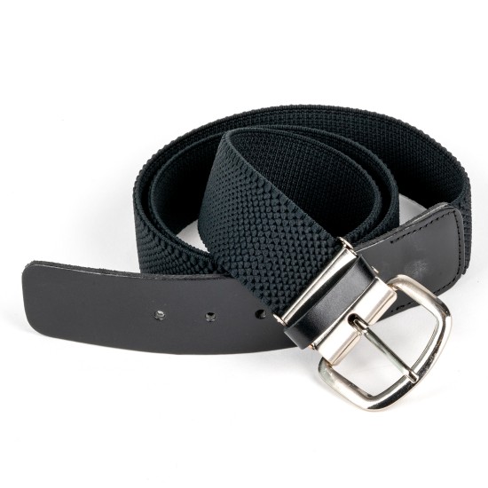 Elastīga vīriešu josta POLAND 4cm ar ādas galu Elastīga vīriešu josta POLAND 4cm ar ādas galu