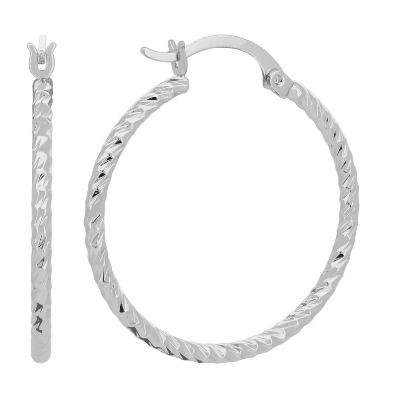 Auskari ar rodija pārklājumu