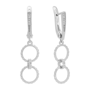 Auskari ar rodija pārklājumu