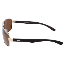 Polarizētās saulesbrilles PolarZONE Aluminium vīriešu ar maisiņu