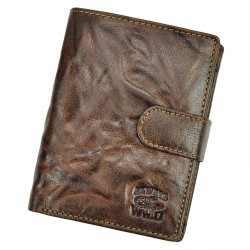 Vīriešu ādas naudas maks ALWAYS WILD