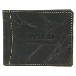 Vīriešu ādas naudas maks WILD