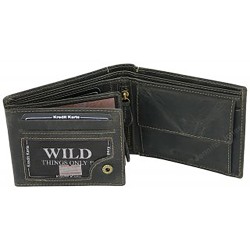 Vīriešu ādas naudas maks WILD