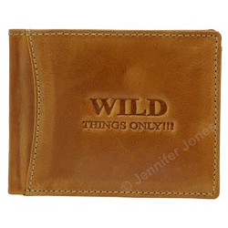 Vīriešu ādas naudas maks WILD