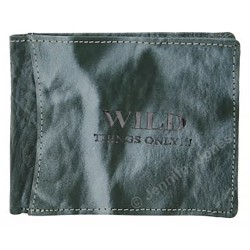 Vīriešu ādas naudas maks WILD