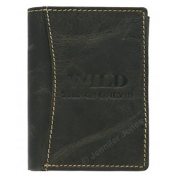 Vīriešu ādas naudas maks WILD