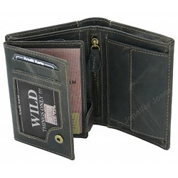 Vīriešu ādas naudas maks WILD