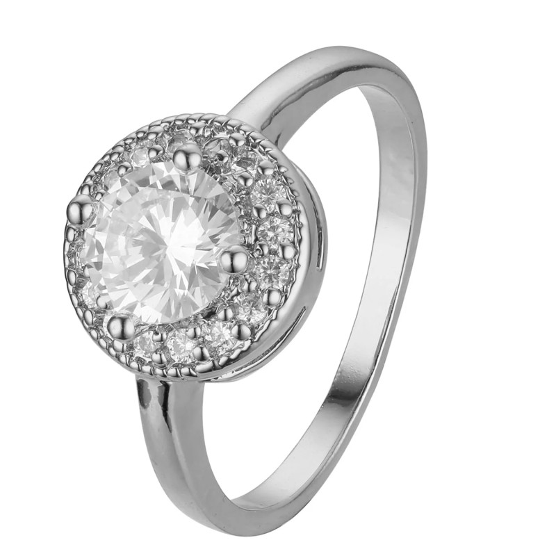 Gredzens ar rodija pārklājumu