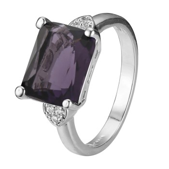 Gredzens ar rodija pārklājumu