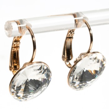 SWAROWSKI auskari apzeltīti