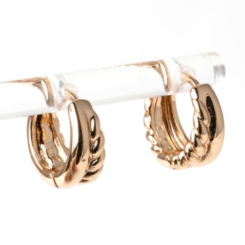 Apzeltīti auskari XUPING (riņķi-lāse)