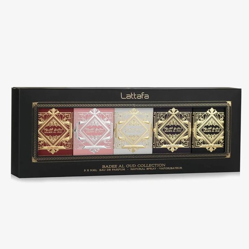 Lattafa Bade’e Al Oud smaržūdens Mini kolekcijas komlekts 5 gab. 5ml