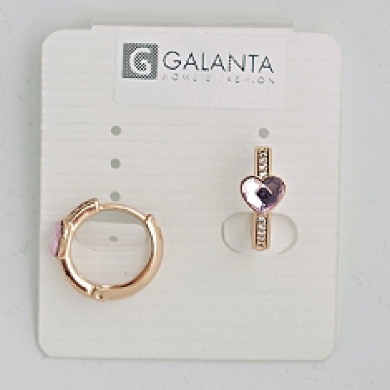 SWAROWSKI auskari apzeltīti