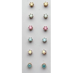 Apzeltīti auskari-nagliņas XUPING