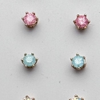 Apzeltīti auskari-nagliņas XUPING