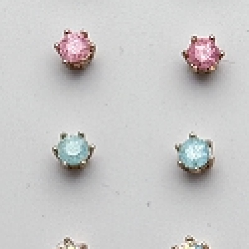 Apzeltīti auskari-nagliņas XUPING