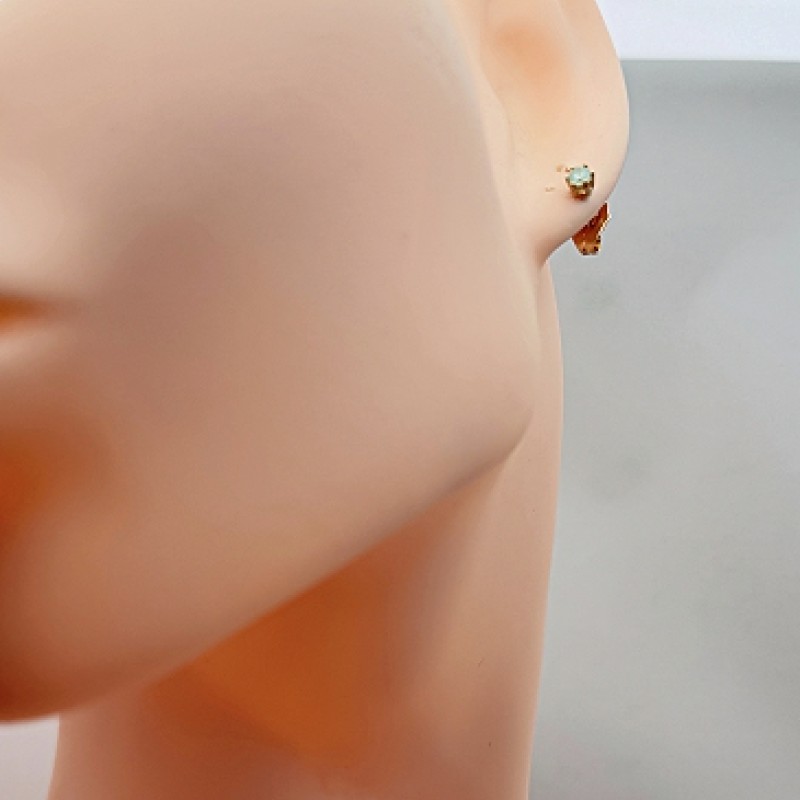 Apzeltīti auskari-nagliņas XUPING