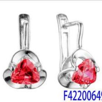 Auskari ar rodija pārklājumu