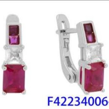 Auskari ar rodija pārklājumu