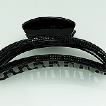 Matu sprādze-KRĀBIS ar strazām 11cm plastmasas