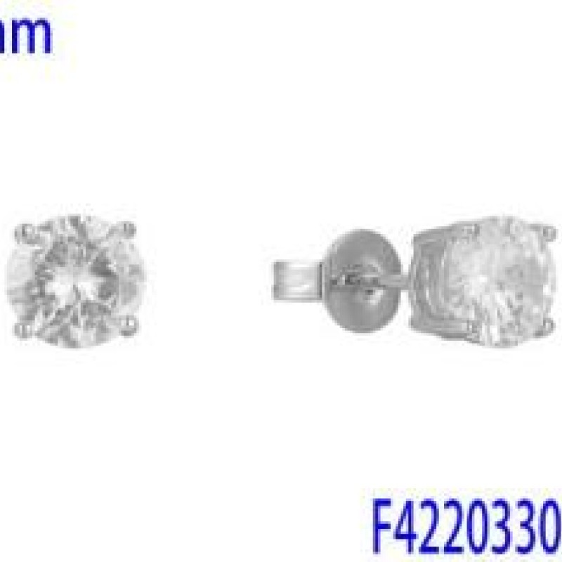 Auskari ar rodija pārklājumu