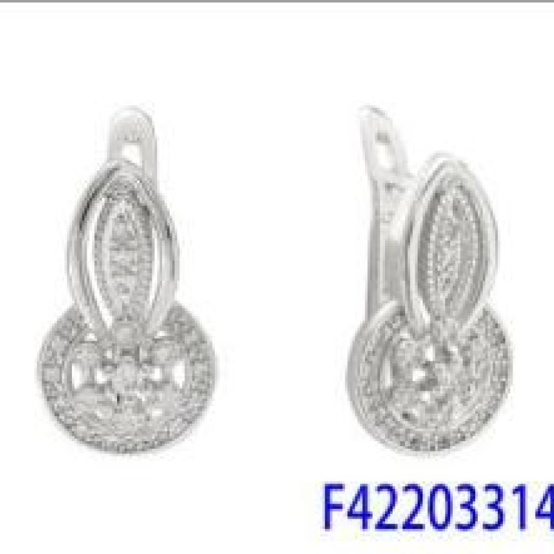 Auskari ar rodija pārklājumu