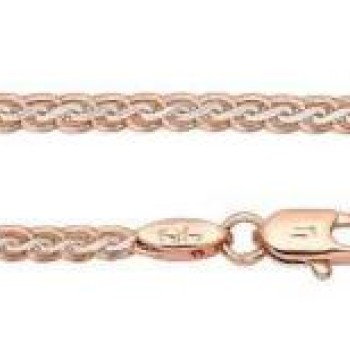 Apzeltīta rokassprādze Spiga kviešu vārpas glancēts pinums