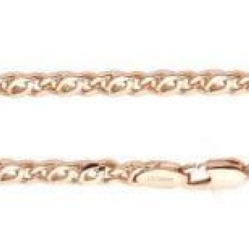 Apzeltīta rokassprādze Marquise čaulas posmu pinums