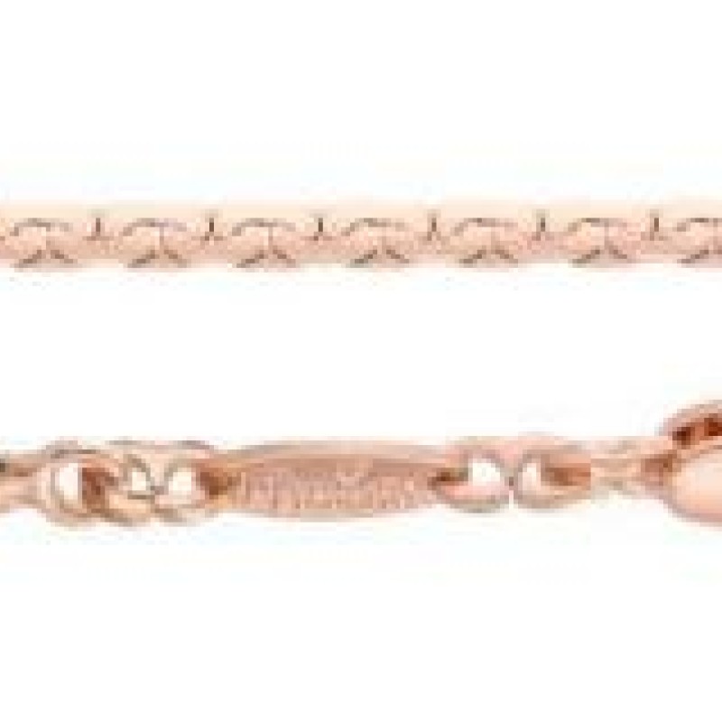 Apzeltītā ķēdīte CR elegantu C-veida savienojumu pinums