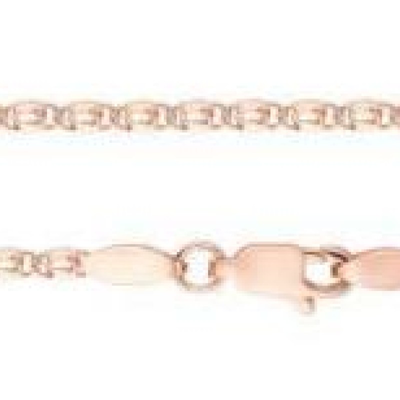 Apzeltītā ķēdīte Gliemežu atslēgas caurumiņu posmu ar noapaļotu sānu virkne