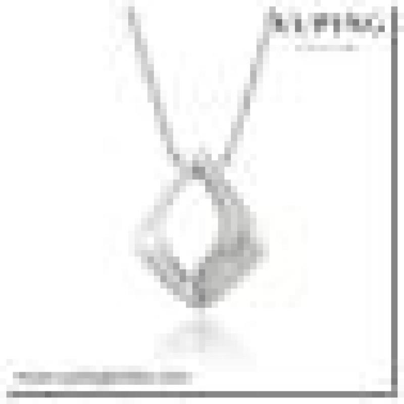 Kulons ar rodija pārklājumu