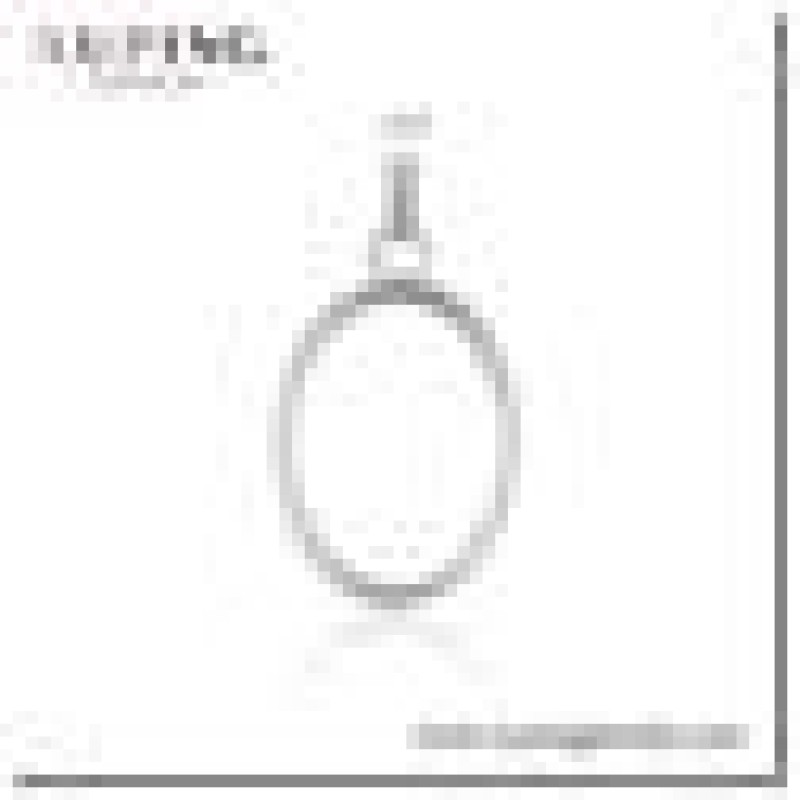 Kulons ar rodija pārklājumu