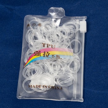 Matu gumijas mazās silikona TPU (100gab.) maciņā