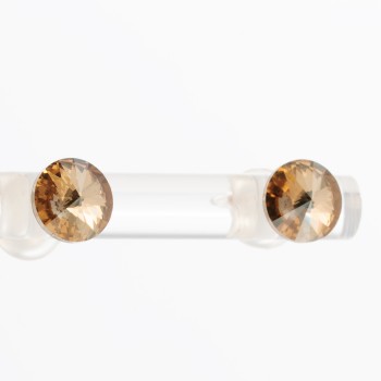 SWAROWSKI auskari apzeltīti (nagliņas)